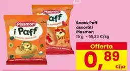 Interspar Snack Paff assortiti Plasmon offerta
