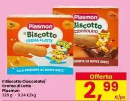 Interspar Il Biscotto Cioccolato/ Crema di Latte Plasmon offerta
