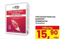 Interspar CYS Control Forte con probiotici Arkopharma offerta