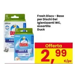 Interspar Fresh Discs - Base per Dischi Gel Igienizzanti WC, assortito Duck offerta