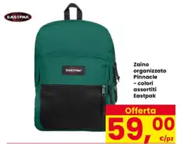 Interspar Zaino organizzato Pinnacle - colori assortiti Eastpak offerta