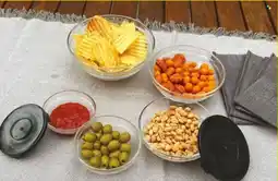 Interspar Set 5 ciotole da aperitivo con 2 coperchi offerta