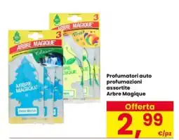 Interspar Profumatori auto profumazioni assortite Arbre Magique offerta