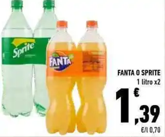 Conad Fanta O Sprite 1 litro x2 offerta