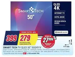 Trony SMART TECH TV QLED 50" 50QV01V offerta