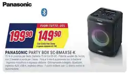 Trony PANASONIC PARTY BOX SC-BMAX5E-K offerta