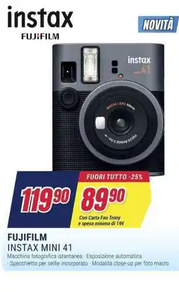 Trony FUJIFILM INSTAX MINI 41 offerta