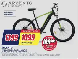 Trony Argento e-bike performance offerta