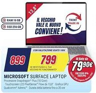Trony Microsoft surface laptop offerta