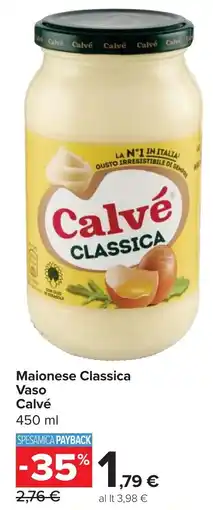 Carrefour Market Maionese Classica Vaso Calvé offerta