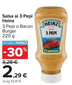 Carrefour Market Salsa ai 3 Pepi Heinz offerta