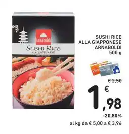 Conad SUSHI RICE ALLA GIAPPONESE ARNABOLDI 500 g offerta