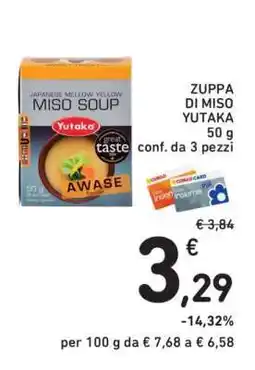Conad ZUPPA DI MISO YUTAKA offerta