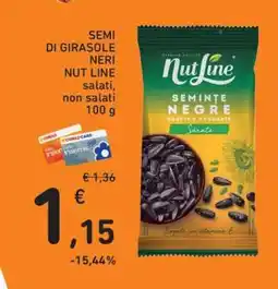 Conad SEMI DI GIRASOLE NERI NUT LINE offerta