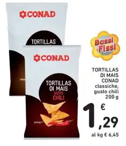 Conad TORTILLAS DI MAIS CONAD offerta