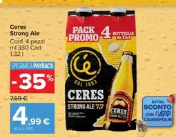 Carrefour Ceres Strong Ale offerta
