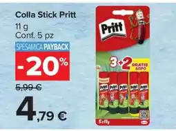 Carrefour COLLA STICK PRITT offerta