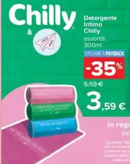 Carrefour Detergente Intimo Chilly offerta
