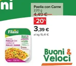 Carrefour Paella con Carne offerta