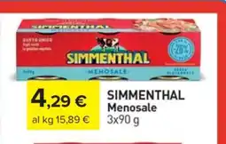 Carrefour SIMMENTHAL Menosale offerta