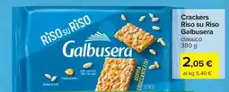 Carrefour CRACKERS RISO SU RISO GALBUSERA offerta