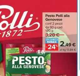 Carrefour Pesto Polli alla Genovese offerta