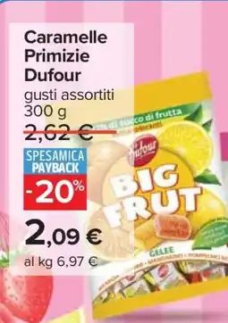 Carrefour Caramelle Primizie Dufour offerta