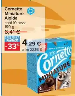 Carrefour Cornetto miniature ALGIDA offerta