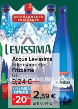 Carrefour Acqua Levissima Intensamente Frizzante offerta