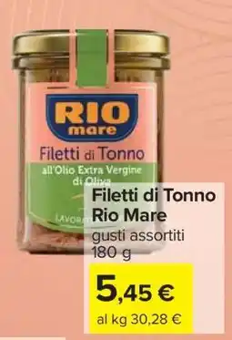 Carrefour FILETTI DI TONNO RIO MARE offerta