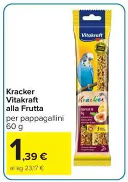 Carrefour Kracker Vitakraft alla Frutta offerta