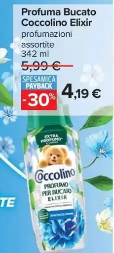 Carrefour Profuma Bucato Coccolino Elixir offerta