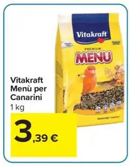 Carrefour Vitakraft Menù per Canarini offerta