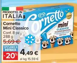 Carrefour Cornetto Mini Classico offerta