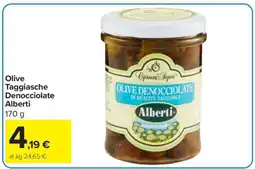 Carrefour Olive Taggiasche Denocciolate Alberti offerta