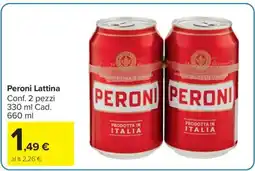 Carrefour Peroni Lattina offerta