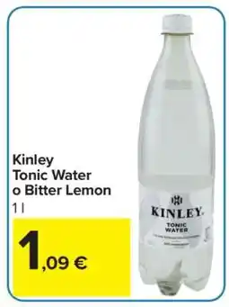 Carrefour Kinley Tonic Water o Bitter Lemon offerta
