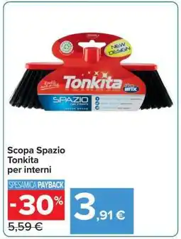Carrefour Scopa Spazio Tonkita per Interni offerta