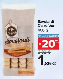 Carrefour Savoiardi Carrefour offerta