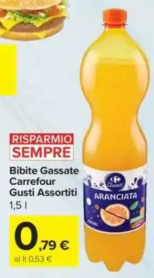 Carrefour Bibite Gassate Carrefour Gusti Assortiti offerta