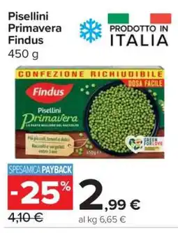 Carrefour Pisellini Primavera Findus offerta