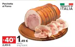 Carrefour Porchetta al Forno offerta