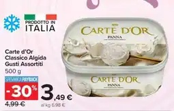 Carrefour Carte d’Or Classico Algida Gusti Assortiti offerta