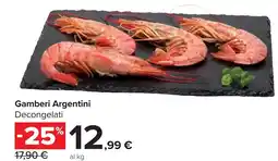 Carrefour Market Gamberi Argentini Decongelati offerta
