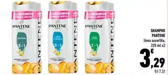 Conad Pantene Shampoo 225ml x2 offerta