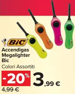 Carrefour Market Accendigas Megalighter Bic offerta