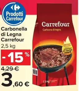 Carrefour Market Carbonella di Legna Carrefour offerta