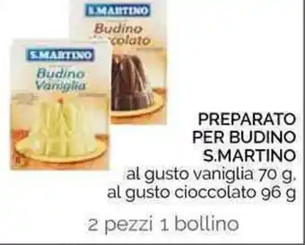 S.Martino Preparato per Budino 70/96g