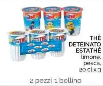 Conad Estathè Thè Deteinato 20 cl x 3 offerta