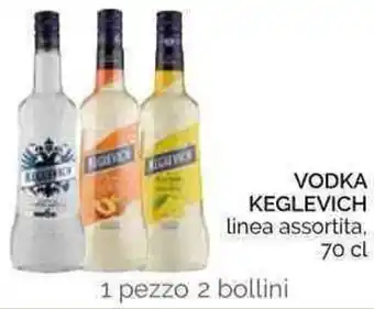 Conad Keglevich Vodka 70cl offerta